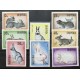 ALBANIA 1967 SERIE COMPLETA NUEVAS MINT FAUNA CONEJOS